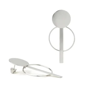 Pendientes Originales | LINEARGENT Pendientes originales diseño minimalista y circular