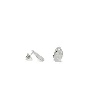 Pendientes Originales | LINEARGENT Pendientes originales diseño pétalo estilo líquido