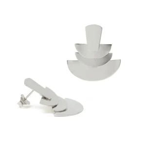 Pendientes Originales | LINEARGENT Pendientes originales diseño triple semicírculo