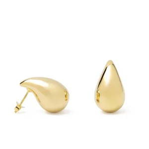 Pendientes Originales | LINEARGENT Pendientes originales en forma de gota dorada