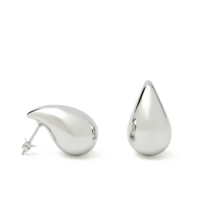 Pendientes Originales | LINEARGENT Pendientes originales en forma de gota en plata