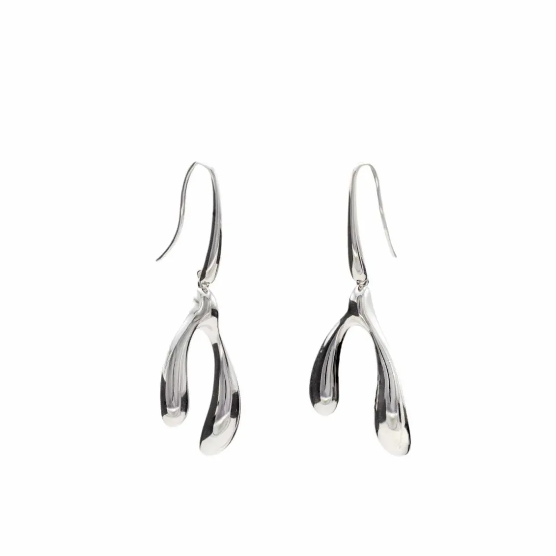 Pendientes Originales | LINEARGENT Pendientes originales plata mujer motivo doble lágrima
