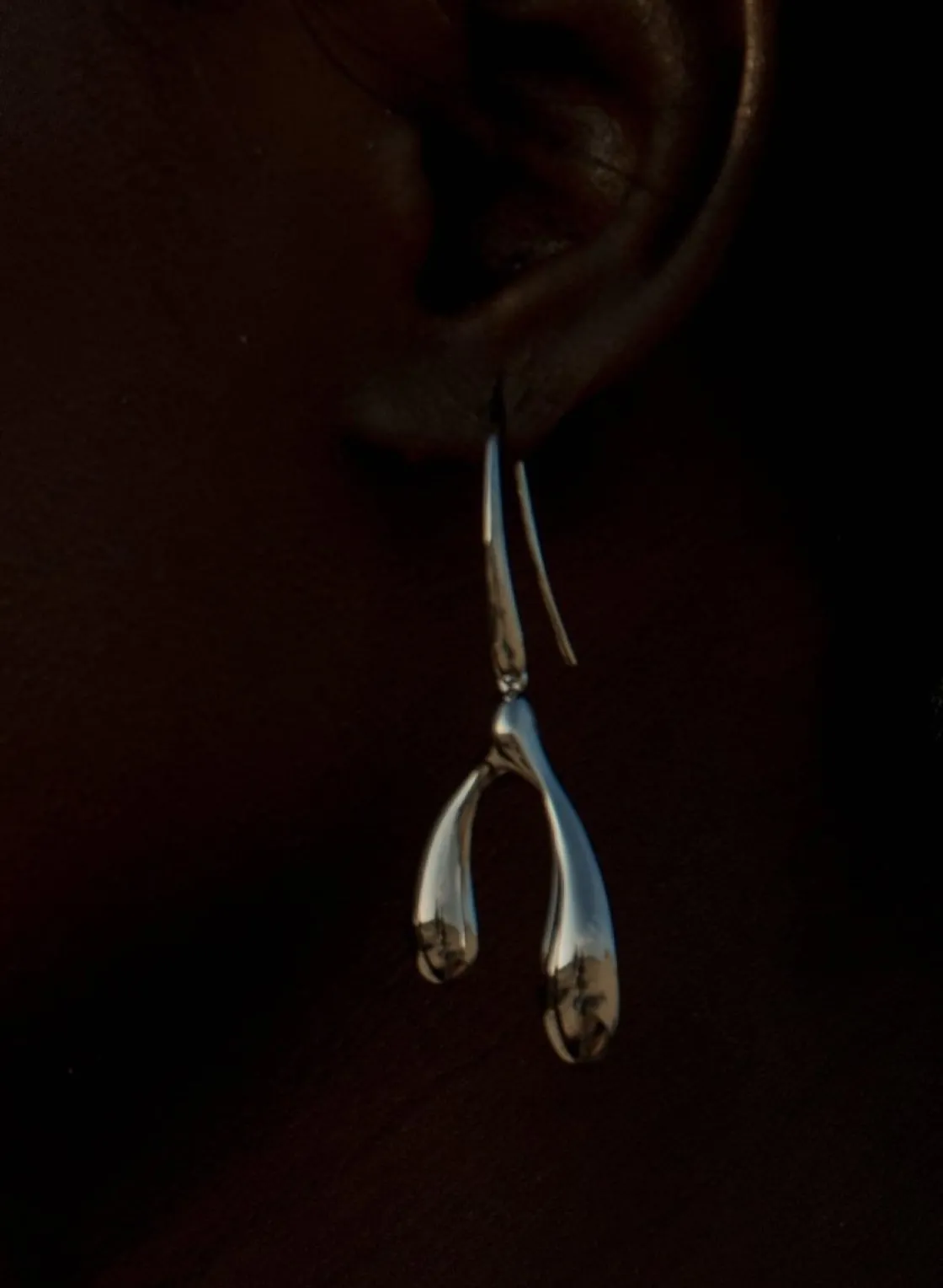 Pendientes Originales | LINEARGENT Pendientes originales plata mujer motivo doble lágrima