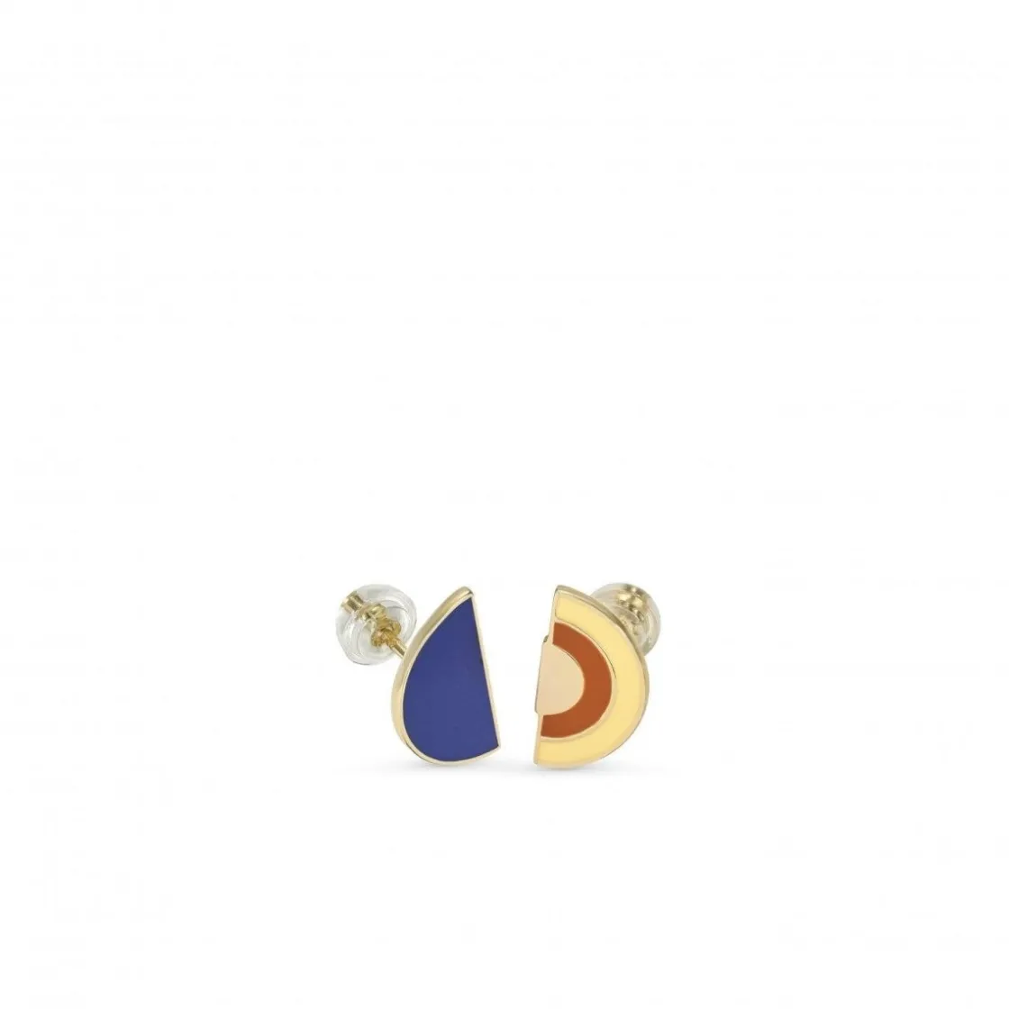 Pendientes Pequeños | LINEARGENT Pendientes pequeños diseño original con esmalte en tres colores