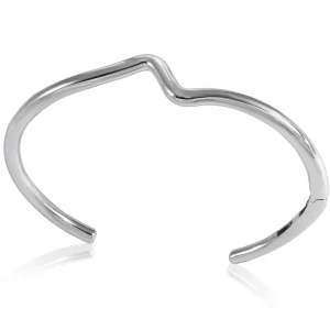 Pulseras Esclavas | LINEARGENT Pulsera esclava de plata diseño fino irregular