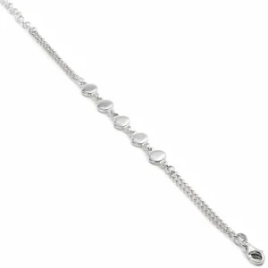 Pulseras Finas | LINEARGENT Pulsera infantil de plata diseño círculos