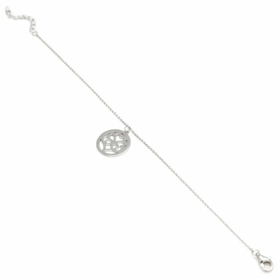 Pulseras Con Colgantes | Pulseras Finas | LINEARGENT Pulseras con colgantes de plata diseño corazones