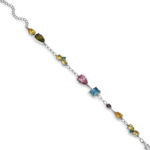 Pulseras Con Piedras | LINEARGENT Pulseras con piedras de colores brillantes multi talla