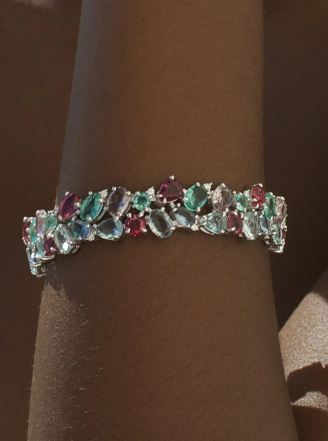 Pulseras Con Piedras | LINEARGENT Pulseras con piedras de colores diseño tonos verdes