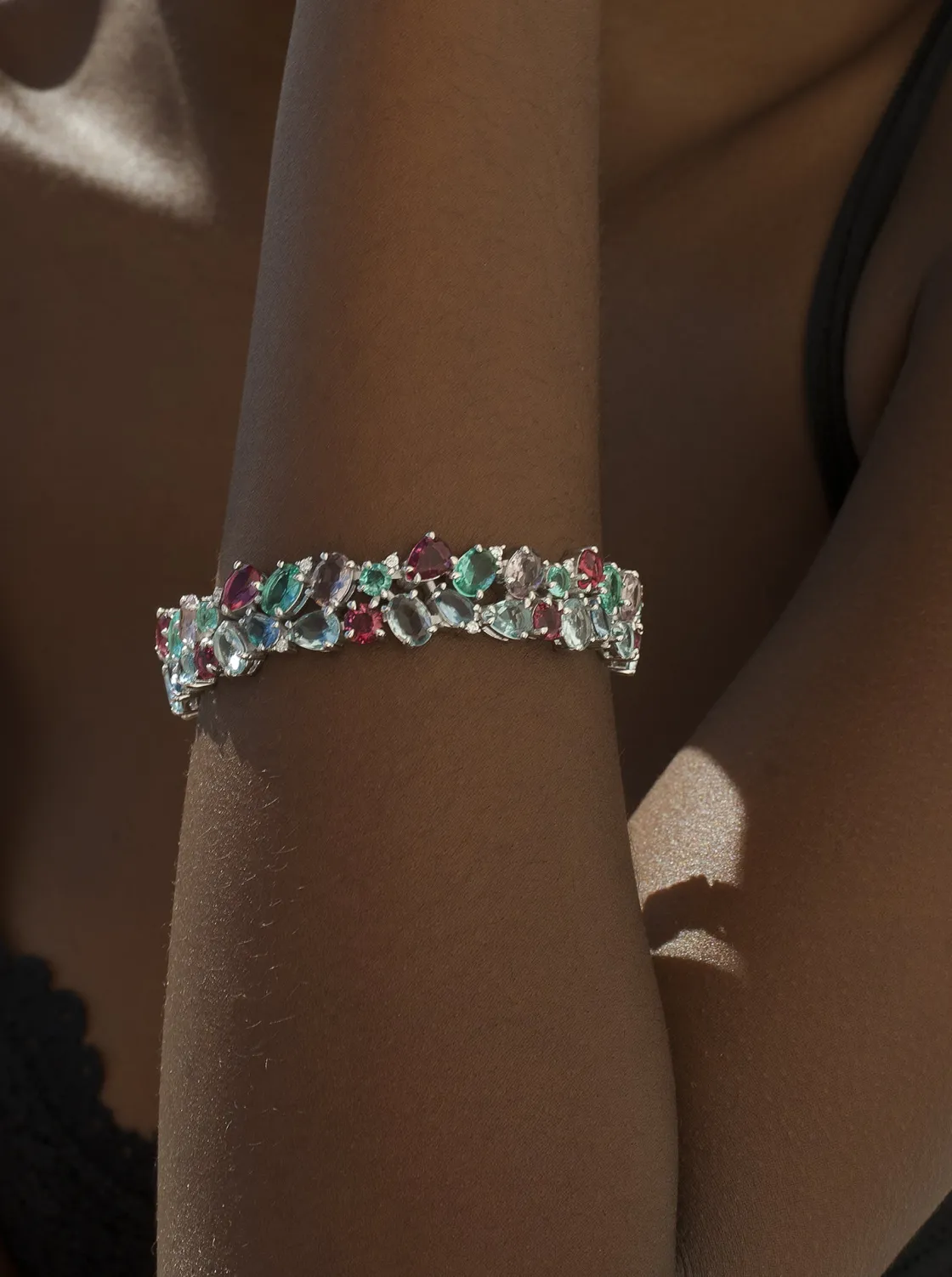 Pulseras Con Piedras | LINEARGENT Pulseras con piedras de colores diseño tonos verdes