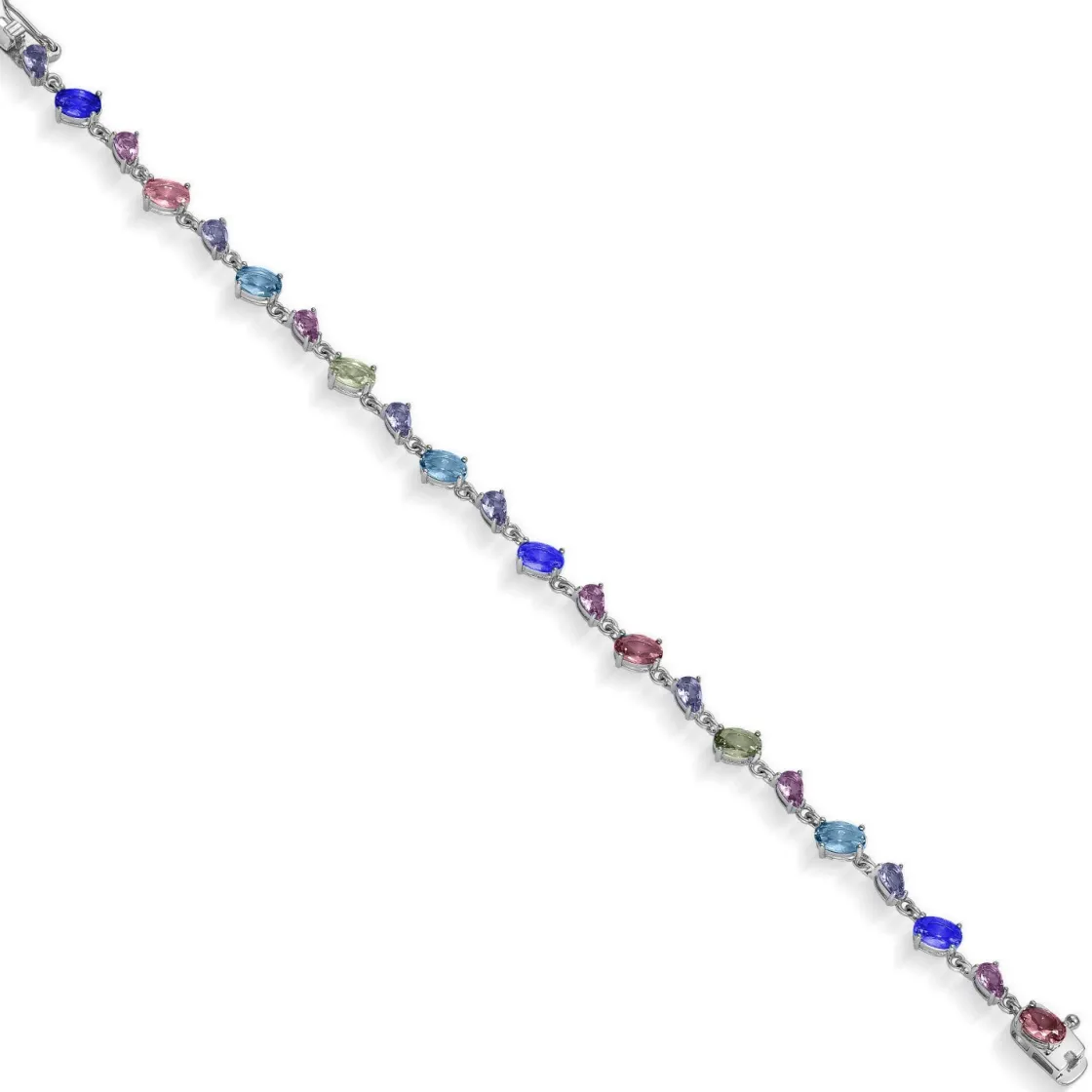 Pulseras Con Piedras | LINEARGENT Pulseras con piedras de colores en tonos azules y verdes