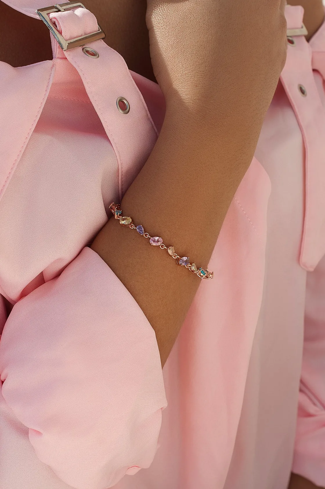 Pulseras Con Piedras | LINEARGENT Pulseras con piedras de colores en tonos brillantes