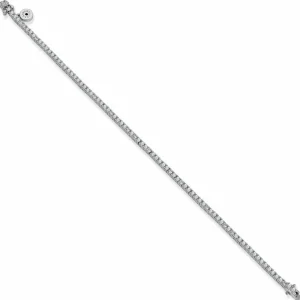 Pulseras Brillantes | Pulsera Riviere | LINEARGENT Pulseras riviere de plata diseño circonitas circulares